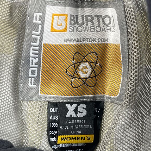 Burton Snowboards Formula Phantom Pants Womens XS Gray Relaxed Fit Waterproof - Picture 8 of 16
